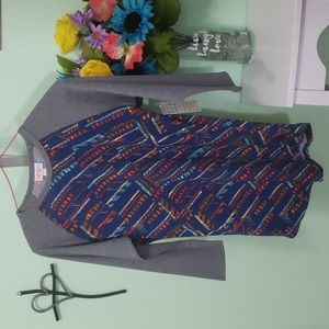 🐞LULAROE 3/4 sleeve shirt